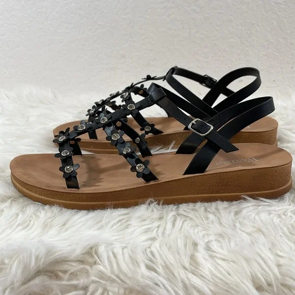 WANTED Womens Dolce Daisy Floral Strappy Sandals Size 11 NEW - Picture 5 of 16
